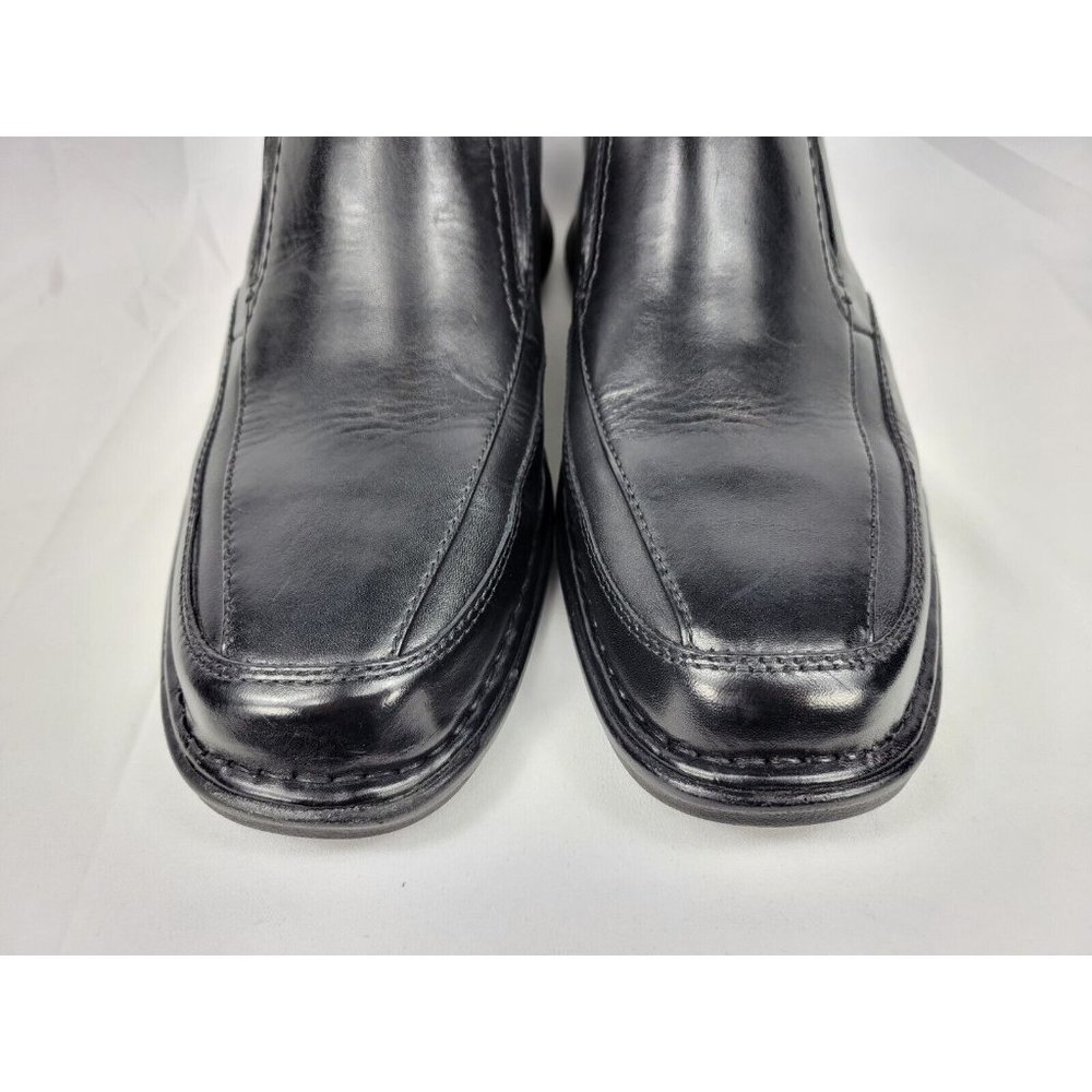 Clarks Escalade Step Leather Loafer Shoes Sneakers Mens Size 10 Wide Black 14885 - Picture 8 of 11